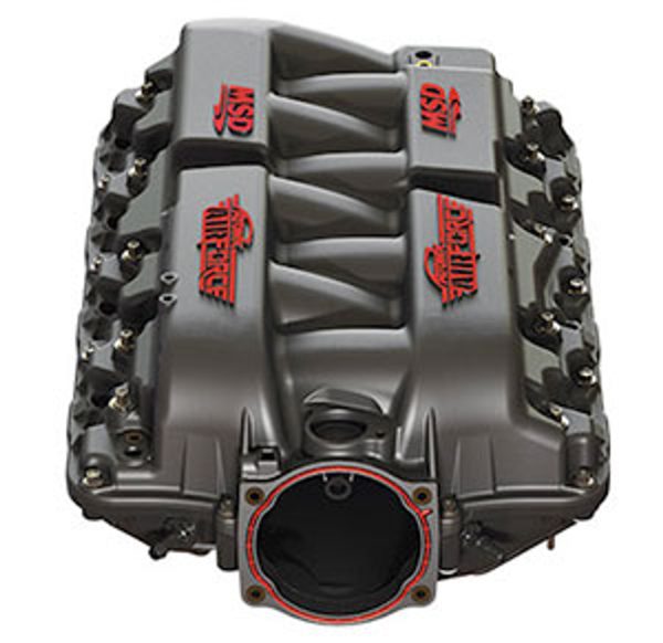 MSD Atomic AirForce Intake Manifold (Red Logo) - GM LS7 Engines - 2701