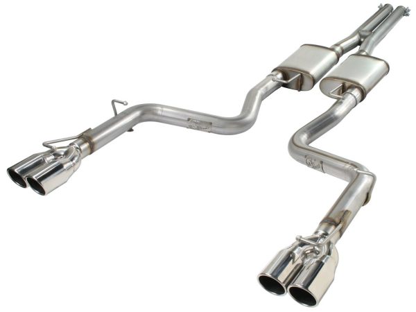 AFE MACH Force Xp 3" 409 Stainless Steel Catback Exhaust System - 2009-2014 Dodger Challenger RT (5.7L) - 49-42017