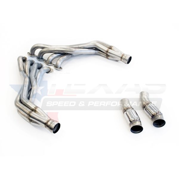 Texas Speed 2" Long Tube Headers with 3" Catted Connection Pipes- 2016+ Chevy Camaro SS & 1LE - TSPG6304HCAT-200