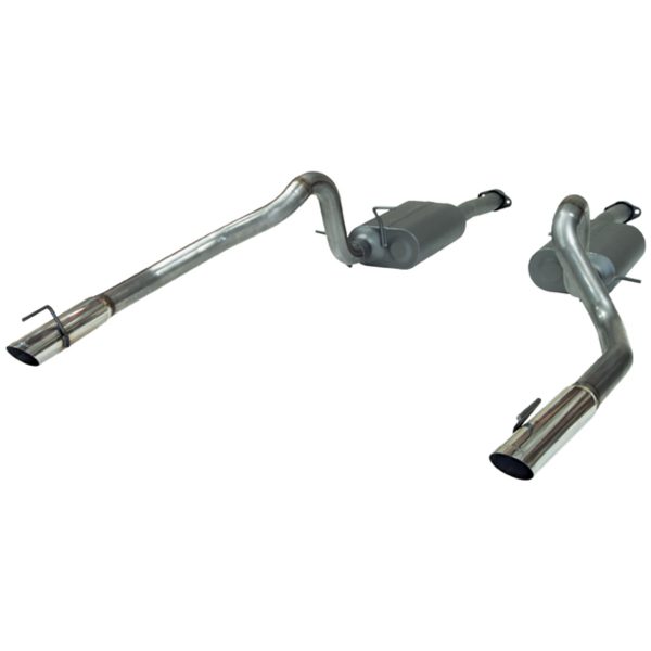 Flowmaster American Thunder Exhaust (409 Stainless) - 1999-2004 Ford Mustang GT 4.6L SOHC - 817312