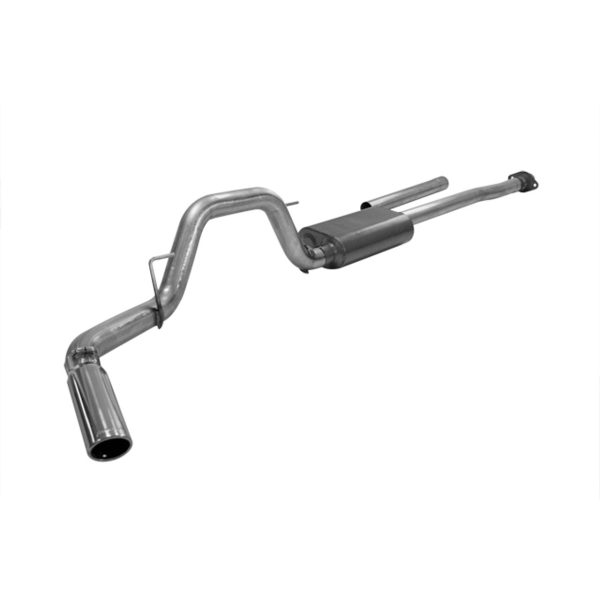 Flowmaster Force II Catback Single Rear Exit - (409 Stainless) - 2009+ Ford F-150 V8 (4.6L, 5.4L, and 5.0L V8) - 817509