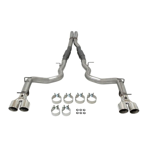 Flowmaster Outlaw Catback Exhaust System with Quad Tips - 2015+ Dodge Challenger RT (V8 5.7L) - 817717