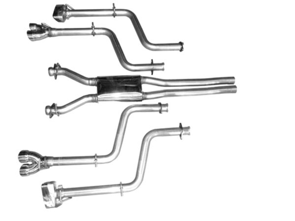 Solo Performance Mach-X Cat-Back Exhaust (Round Tips) - 2008-2014 Dodge Challenger RT Manual (5.7L) - 991168