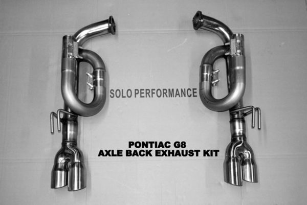 Solo Performance Axleback Exhaust- 2008-2009 Pontiac G8 GT & GXP (3.5" Tips) - 994189