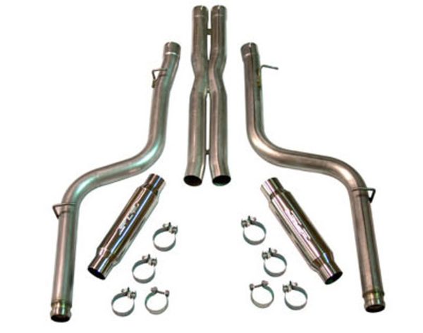 SLP Loudmouth I Exhaust - 2008-2014 Dodge Challenger SRT8  (6.1L & 6.4L Hemi V8) - D31026