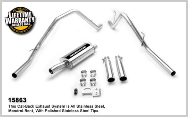 Magnaflow Catback Exhaust - 2004-2005 Ram 1500 5.7L Hemi (Standard Cab/Crew Cab) 1 - 15863