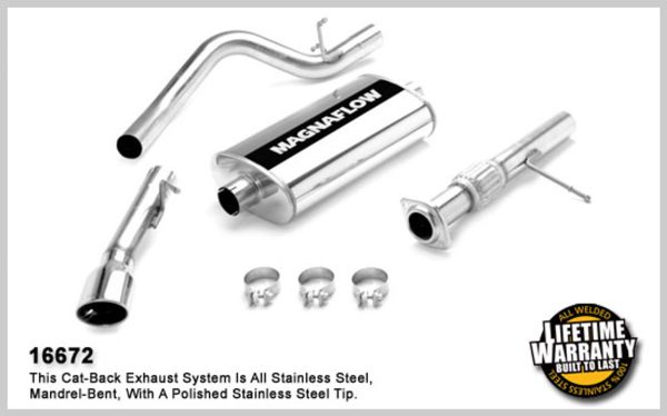 Magnaflow Catback Exhaust System - 2007-2008 Tahoe & Yukon (4.8L/5.3L V8, excl. Hybrid) - 16672