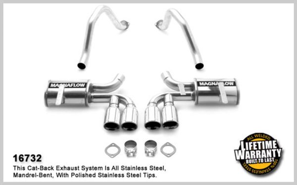 Magnaflow Catback XL Exhaust - 1997-2004 C5 Corvette (Complete System) - 16732