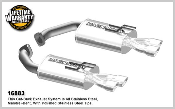 Magnaflow Axle-Back Exhaust - 2008-2009 Pontiac G8 GT & GXP - 16883