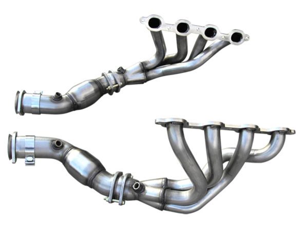 ARH 1 3/4" Mid Length Headers Headers with High Flow Catted Connection Pipes -2014 Chevy Corvette C7 (6.2L LT1) - C7-14134300MLWC