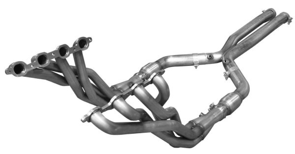 ARH 1 7/8" Long Tube Headers with Intermediate High Flow Catted X-pipe - 2016+ Chevy Camaro SS (6.2L V8) - CAV8-16178300ISHWC