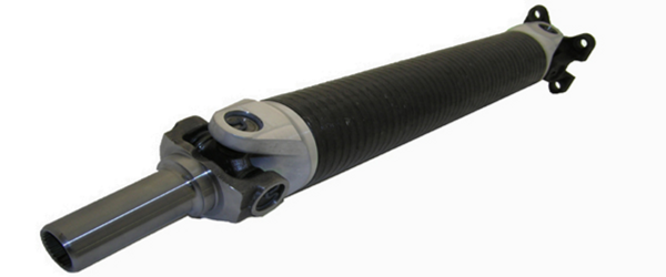 Driveshaft Shop Carbon Fiber Driveshaft with OE Pinion Flange and Billet Yoke - 2005 - 2014 Ford Mustang GT (S197) with T56 Magnum XL 6-speed Conversion - FDSH9-C-MAG2