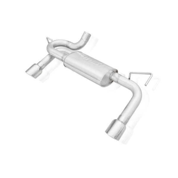 StainlessWorks Axleback Exhaust  -2007-2017 Jeep Wrangler JK - JPJKAB