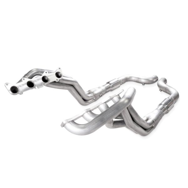 Stainless Power 1 7/8" Long Tube Headers with High Flow Catted Mid Pipes (Performance Connect for SW Exhaust) -2015+ Ford Mustang GT (5.0L) - SM15H3CAT