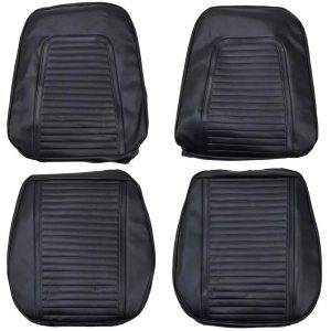 PUI 69FS10U 1969 Camaro Bucket Seat Black Upholstery