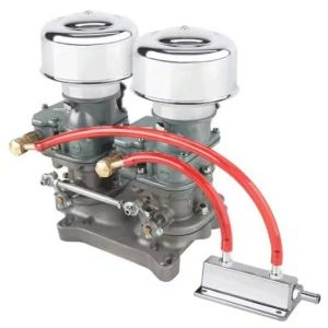 Two Plain 9 Super 7® Carbs to 4-Bbl Intake Manifold Adapter Kit