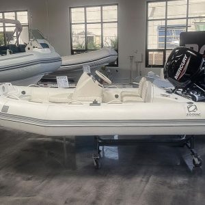 Pre-owned 2004 Zodiac Yachtline 380 DL | Mercury 50hp Outboards